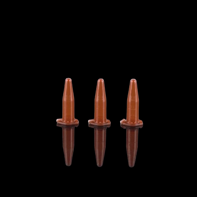 0.6 mL Microcentrifuge Tube, Amber Color, Conical, Sterile,750/pk 605401