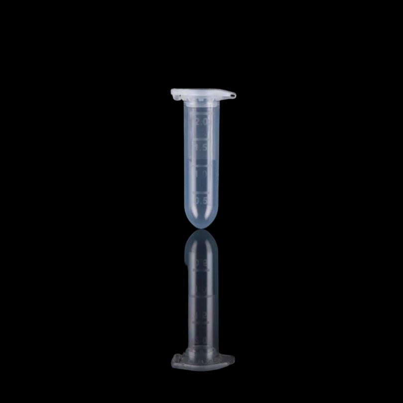 2.0 mL Microcentrifuge Tube, Clear,  Round, Non-Sterile, 500/pk 620011
