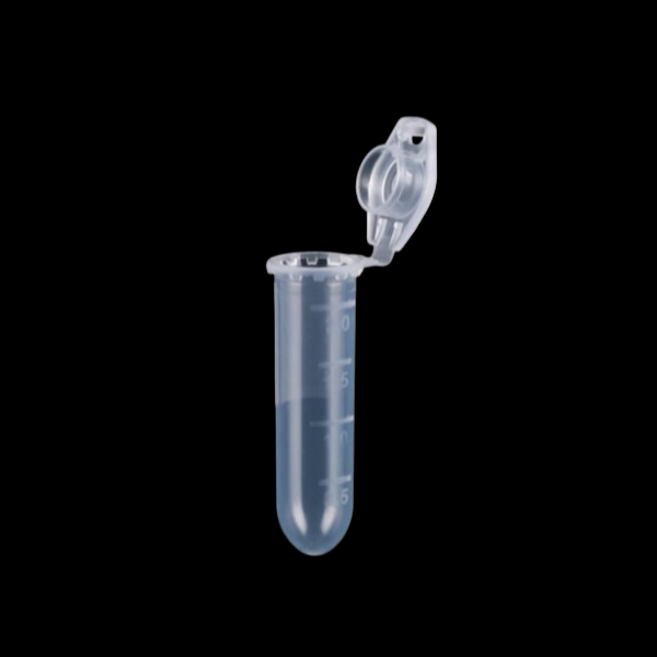 2.0 mL Microcentrifuge Tube, Clear,  Round,Sterile, 50/bag, 400/pk 620611