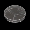 Picture of 90 x 15 mm Petri Dish, 3 Compartments, Sterile, 20/pk, 500/cs 752021