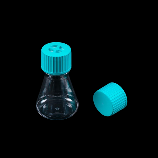 Picture of 125mL Erlenmeyer Flask, PETG, Plug Seal Cap, Sterile,1/pk, 24/cs 781001