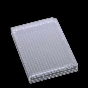 Picture of 384 Well Cell Culture Plate, Clear, Flat bottom, TC, Sterile, 1/pack, 100/cs 761001