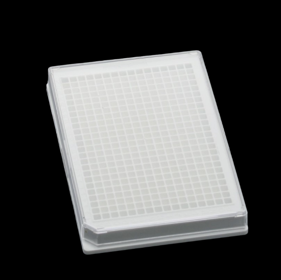 Picture of 384 Well Cell Culture Plate, White, Flat bottom, TC, Sterile, 1/pack, 100/cs, 761601