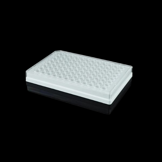 Picture of 96 Well Cell Culture Plate, White, Flat bottom, TC, Sterile, 1/pack, 100/cs, 701301