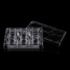 Picture of 6 Well Glass Bottom Cell Culture Plate, 20 mm, TC, Sterile, 1/pk, 10/cs 801004