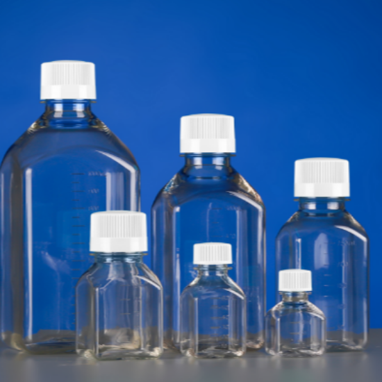 Picture of 60 mL PETG Square Storage Bottle, Sterile, 6/pk, 48/cs 354511