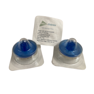 Picture of 33mm CA Syringe Filter 0.22um, Sterile, Acrylic housing, 10x Box 50, MS SF33CA022SS-10