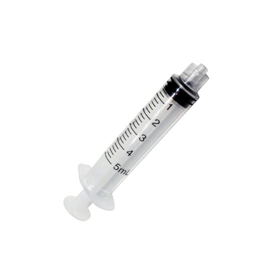 Picture of 5ml Luer Lock, Non-Sterile, 3 Piece Disposble Syringe, Case 2000, MSS3P05LLNS