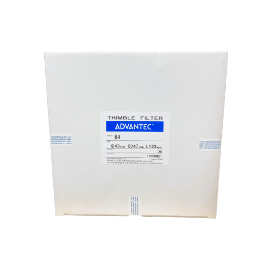 Picture of Cellulose Thimble No.84 ID43 OD47 L123mm , Box x 25, No.84 43x123mm