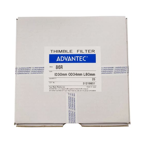 Picture of Glass Thimble No.86R ID30 OD34 L80mm, No.86R 30x80mm