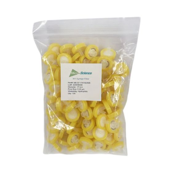 Picture of 17mm Nylon Syringe Filter 0.22um, Non-sterile, box100,  MS SF17NY022NS