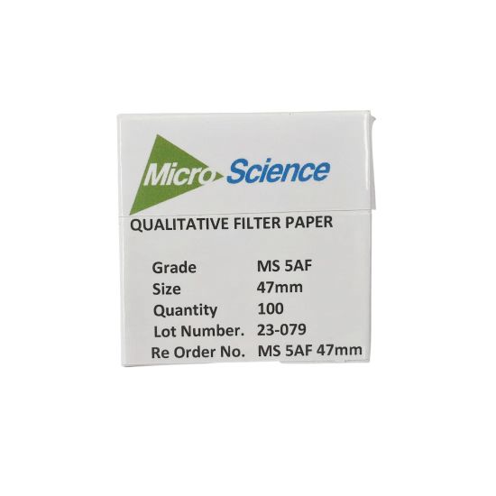 Picture of Quantitative Filter Paper 5AF 47mm, Ashless, fast flow, Box100 MS 5AF 47mm