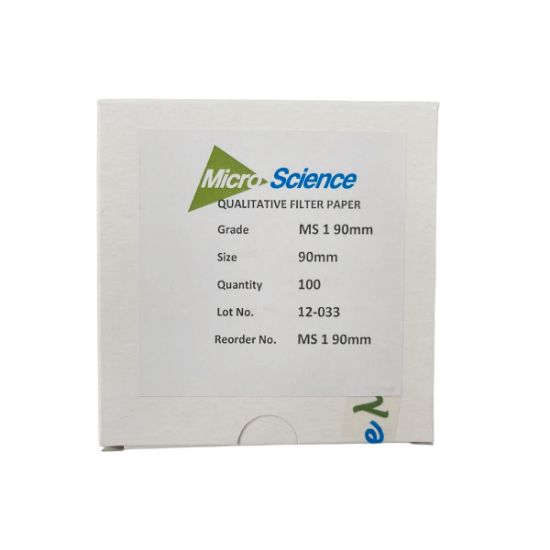 Picture of Qualitative Filter Paper MS1 90mm, Box100,  MS 1 90mm
