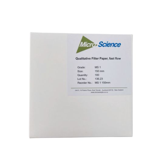 Picture of Qualitative Filter Paper MS1 150mm , Box100, MS 1 150mm