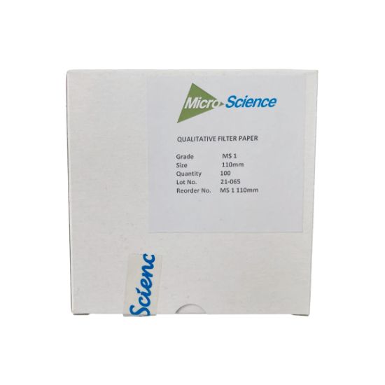Picture of Qualitative Filter Paper MS1 110mm, Box100,  MS 1 110mm