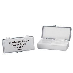 Picture of COVER GLASS 22mm x 22mm, 1.5 THICK, 1oz,100/pk,  ZA0283