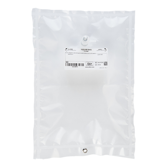 Picture of Tedlar Bag, 3 Liter, 2 ZP Valves, 10/Bx, EG-ZP-3-DUAL