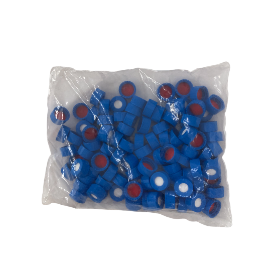 Picture of 9mm R.A.M.™ Ribbed Cap, Royal Blue, PTFE/Silicone Lined 5395-09FRB(100)