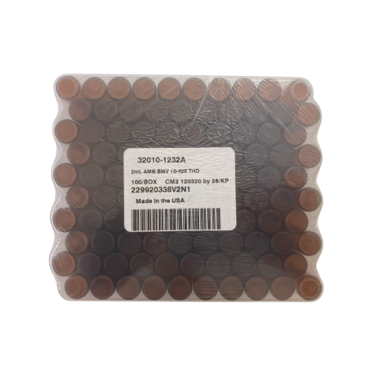 Picture of 2.0mL Big Mouth Amber Vial,12x32mm,10-425mm Thread MSV32010-1232A(100)