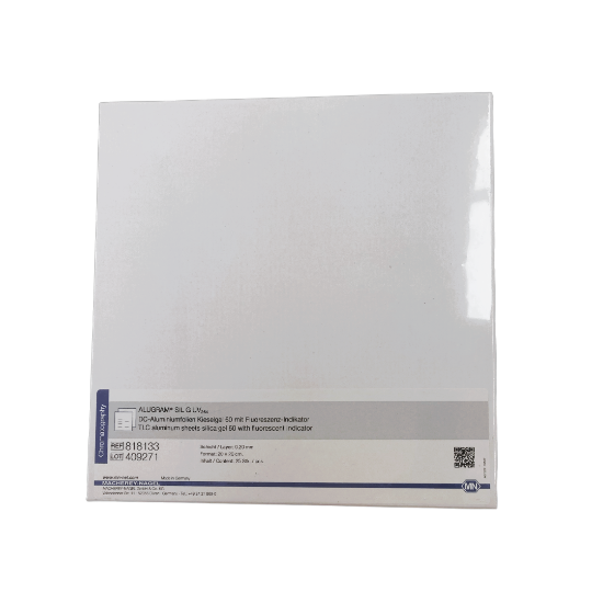 Picture of ALUGRAM sheets SIL G/UV254 size: 20 x 20 cm, pack of 25 818133