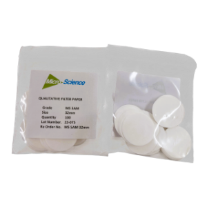 Picture of Quantitative Filter Paper 5AM 32mm Ashless Box100 MS 5AM 32mm