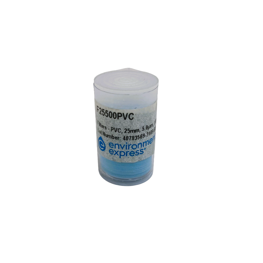Membrane Filter PVC 5um 25mm Plain White non-sterile box100 MS P500A025A