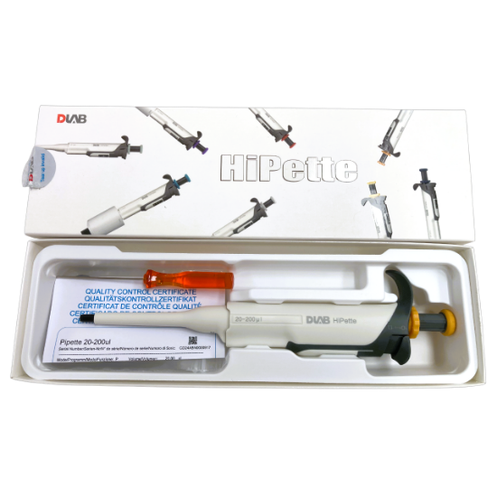 Picture of HiPette Colorful Fully Autoclavable Mechanical Pipette Volume 20-200μl, 7030601009