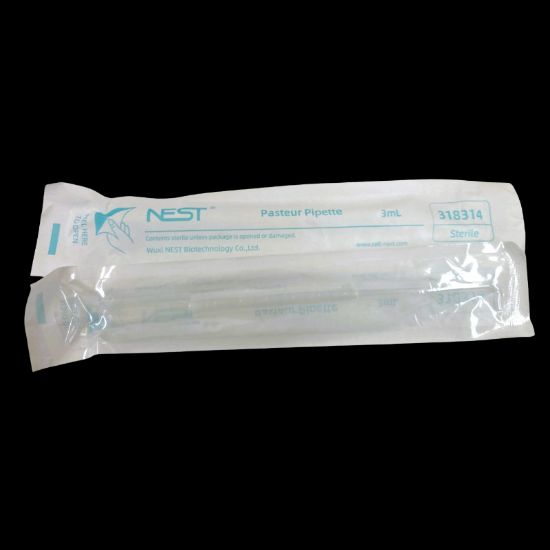 Picture of 3 mL Transfer Pipettes, Extra-long, Individually Wrapped, Sterile, 200/pk 318314