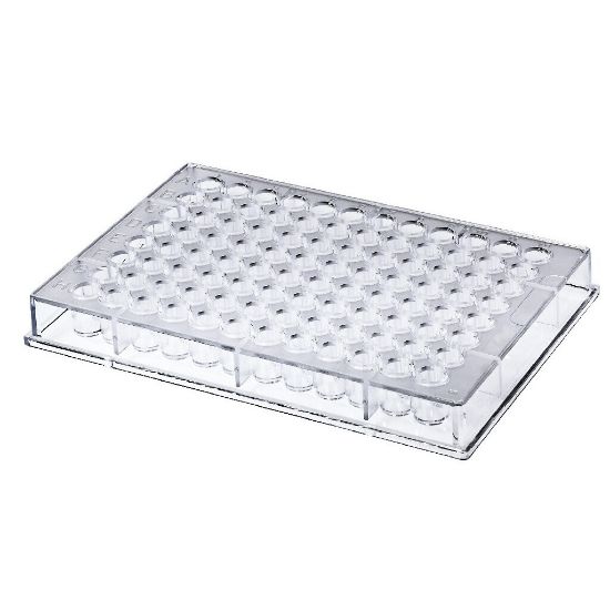 Picture of Riplate® 96 well plate PS, F-bottom, 350 µl/well, CASE 100, BAKR43001-0119