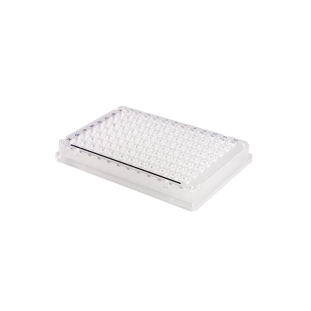 PCR plate, 96-well, skirted, low profile, clear, CASE 50, BAKR43001-0305