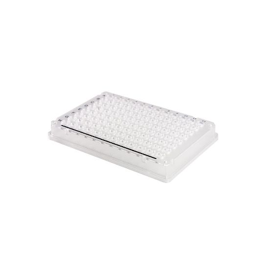 Picture of PCR plate, 96-well, skirted, low profile, clear, barcoded, CASE 50, BAKR43001-0306