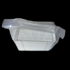 Picture of 40 ul 384 Well PCR Plates, Semi Skirt, Compatible with Roche Machine, White Frame, A24 Notch,  White, 10/pk 409013