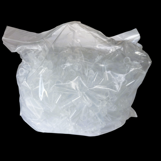 Picture of 1.5 mL Microcentrifuge Tube, Clear, Conical, Lock Cap, Non-Sterile, 500/pk 615001