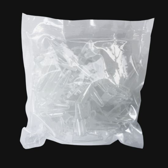 Picture of 1.5 mL Microcentrifuge Tube, Clear, Conical, Lock Cap, Sterile, 50/bag, 400/pk 615601