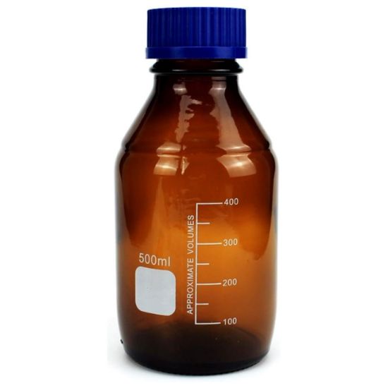 Picture of 500ml Amber Lab bottle w/Screw, MS 1402.100.07