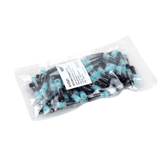 Picture of 3-Code Cryogenic Tubes,0.5 mL, External Thread, Sterile,Bag Package, 96 pcs/pack, 10 packs/case, 960 pcs/case, 612541