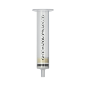 Picture of SPE column, CHROMABOND WAX/GCB, 30 µm WAX, 6 mL, 150 mg/50 mg, pk30,  7300041
