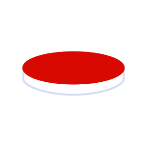 Picture of Septa N 9, Silicone/PTFE, White/red, 1.0 mm, 45° shore A  702042