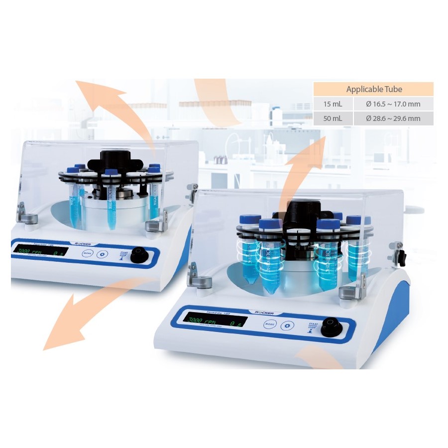 MicroAnalytix - New Zealand-Rack with tube clamp for 50ml x 6 + 15mlx 6 ...