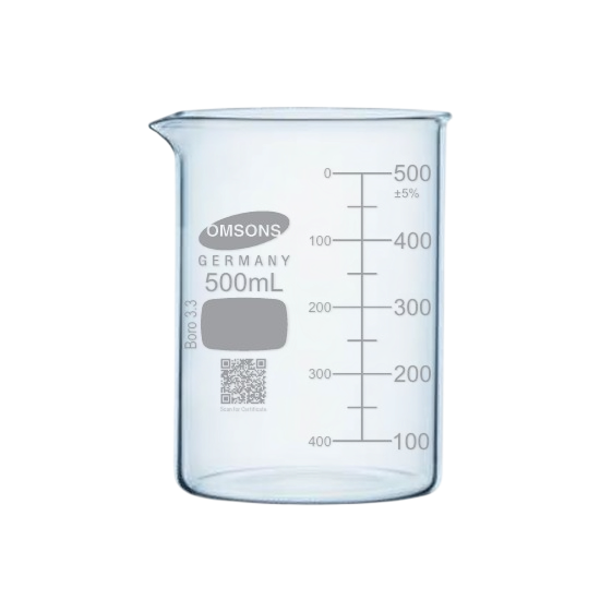 Picture of 500ml Beakers, MS 1200.100.09